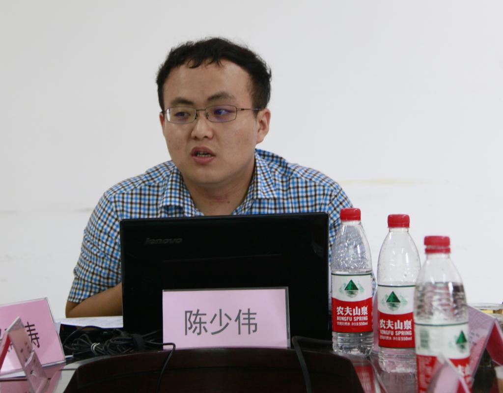图5:中国机电产品进出口商会综合部陈少伟主任做报告