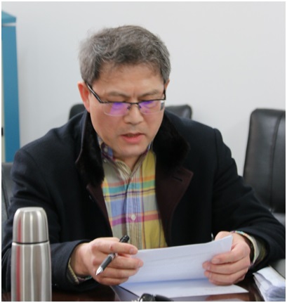 图1:傅强书记主持会议